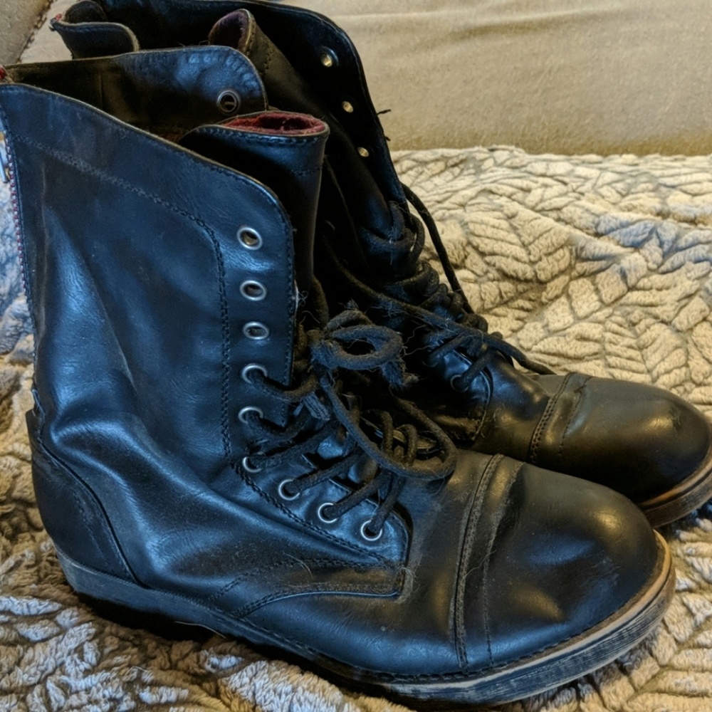 Madden Girl Combat Boots